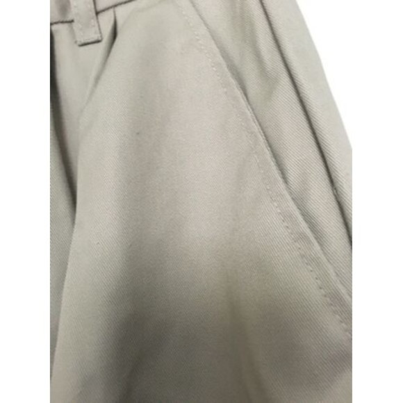 Authentic School Uniform Casual Pants Boys 20 Slim Fit Double Knee Khaki - Picture 6 of 11